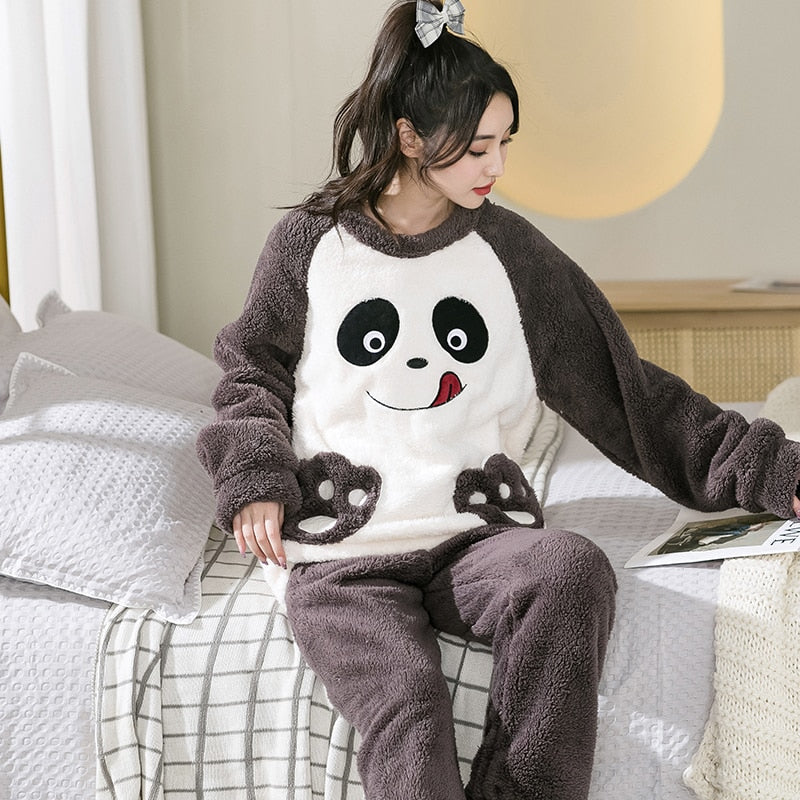 Couple Animal Pajamas Set  Sleepwear Nightwear