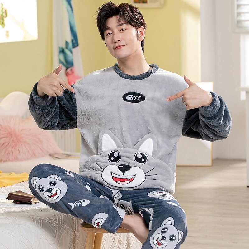 Couple Animal Pajamas Set  Sleepwear Nightwear