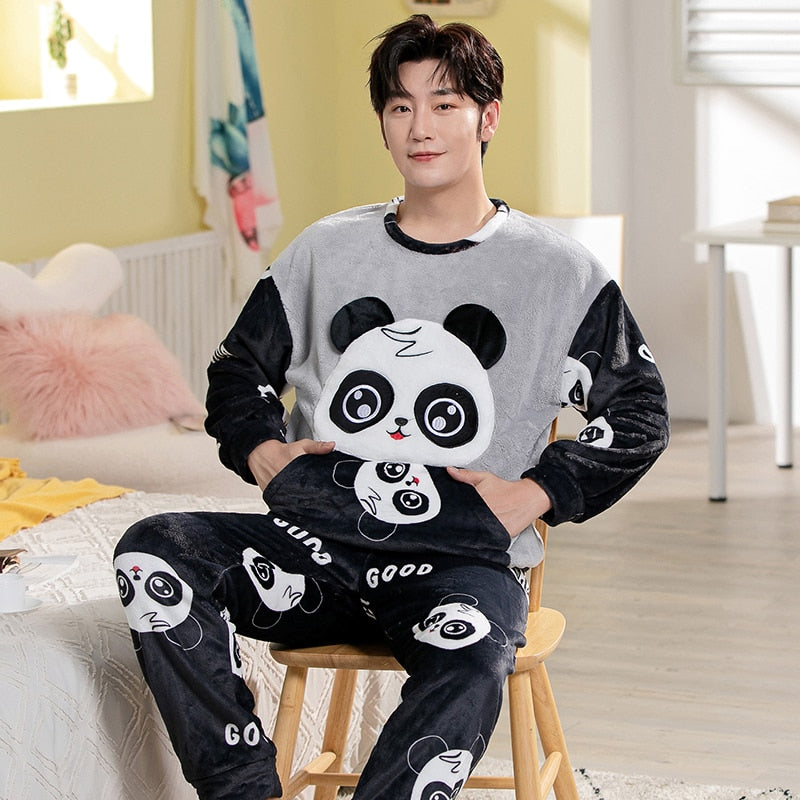 Couple Animal Pajamas Set  Sleepwear Nightwear