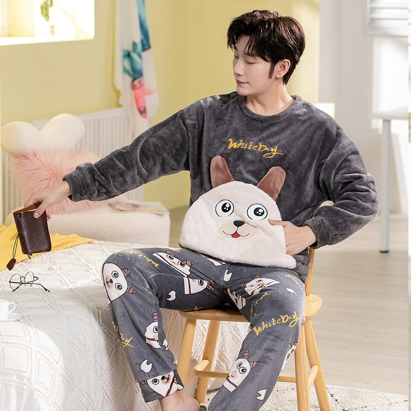 Couple Animal Pajamas Set  Sleepwear Nightwear