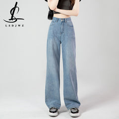 Fashion Jeans Woman Wide Pants Cowboy Pants