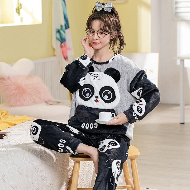 Couple Animal Pajamas Set  Sleepwear Nightwear