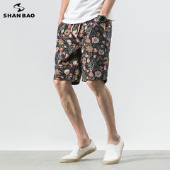 Trend Fashion Hawaiian Style Men's Pattern Casual Shorts