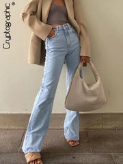 Casual Fashion Straight Leg Jeans Denim Bottom Boyfriend