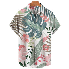 Men's Summer Hawaiian Printed Oversized Floral Shirt