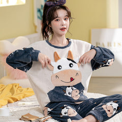 Couple Animal Pajamas Set  Sleepwear Nightwear