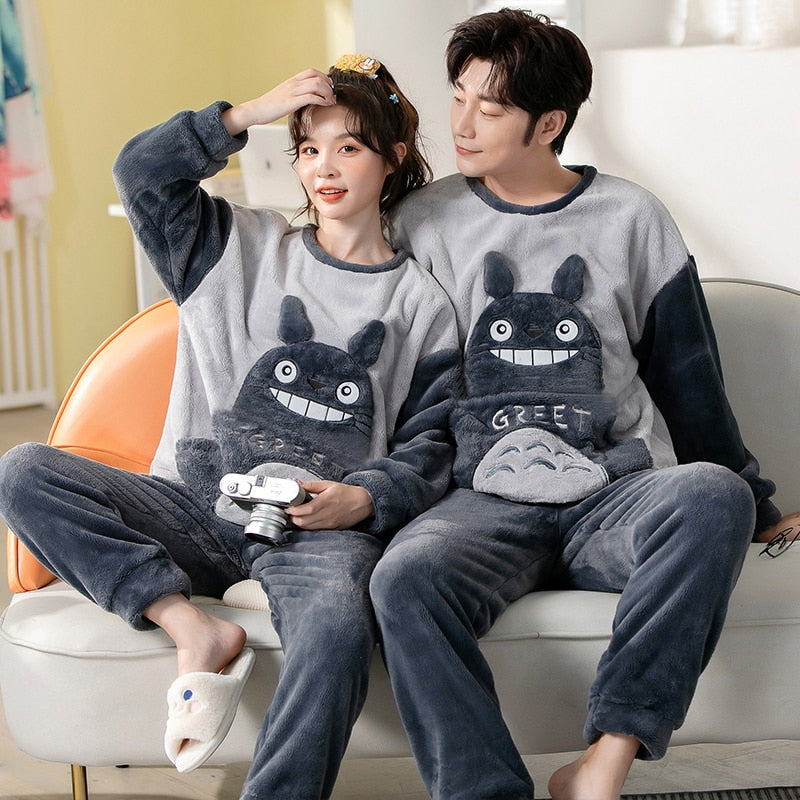 Couple Animal Pajamas Set  Sleepwear Nightwear